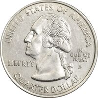 سکه کوارتر دلار 2001D ایالتی (ورمونت) - MS61 - آمریکا