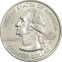سکه کوارتر دلار 2004P ایالتی (تگزاس) - MS61 - آمریکا