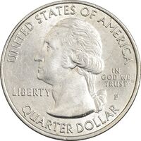 سکه کوارتر دلار 2014P (پارک ملی آرچز) - MS61 - آمریکا