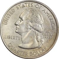 سکه کوارتر دلار 2001D ایالتی (نیویورک) - EF45 - آمریکا