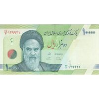 اسکناس 10000 ریال (دژپسند - همتی) - تک - UNC63 - جمهوری اسلامی