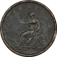 سکه 1 پنی 1807 جرج سوم - VF30 - انگلستان