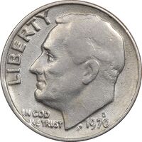 سکه 1 دایم 1970D روزولت - VF35 - آمریکا