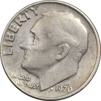 سکه 1 دایم 1970 روزولت - VF35 - آمریکا