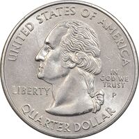 سکه کوارتر دلار 2002P ایالتی (اوهایو) - MS62 - آمریکا