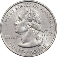 سکه کوارتر دلار 2004P ایالتی (میشیگان) - MS61 - آمریکا