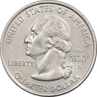 سکه کوارتر دلار 2004D ایالتی (تگزاس) - AU58 - آمریکا