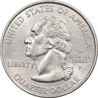 سکه کوارتر دلار 2004P ایالتی (تگزاس) - MS61 - آمریکا