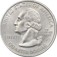سکه کوارتر دلار 1999D ایالتی (کنکتیکت) - AU55 - آمریکا
