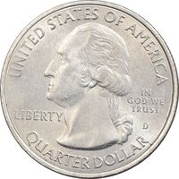 سکه کوارتر دلار 2015D (بنای یادبود ملی هومستد) - AU58 - آمریکا