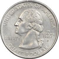 سکه کوارتر دلار 2000P ایالتی (ماساچوست) - MS61 - آمریکا