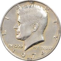 سکه نیم دلار 1974 کندی - EF45 - آمریکا