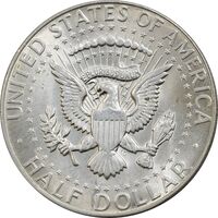 سکه نیم دلار 1968D کندی - MS61 - آمریکا