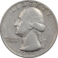 سکه کوارتر دلار 1978 واشنگتن - VF35 - آمریکا