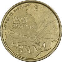 سکه 100 پزتا 1993 خوان کارلوس یکم - EF45 - اسپانیا