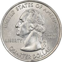 سکه کوارتر دلار 2005P ایالتی (کانزاس) - MS63 - آمریکا