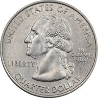 سکه کوارتر دلار 2001P ایالتی (کارولینای شمالی) - AU58 - آمریکا