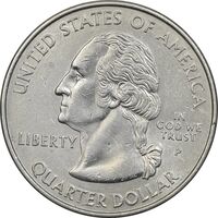 سکه کوارتر دلار 2000P ایالتی (مریلند) - AU58 - آمریکا
