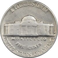 سکه 5 سنت 1964 جفرسون - VF35 - آمریکا