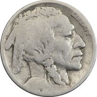 سکه 5 سنت بوفالو (تاریخ نامشخص) - VF35 - آمریکا