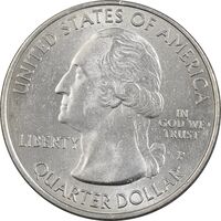 سکه کوارتر دلار 2016P (پارک ملی تاریخی کامبرلند گپ) - MS62 - آمریکا