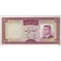اسکناس 100 ریال (هویدا - سمیعی) - تک - AU58 - محمد رضا شاه