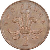 سکه 2 پنس 1994 الیزابت دوم - EF45 - انگلستان