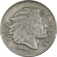 سکه 10 سنتاوو 1964 جمهوری - VF35 - کلمبیا