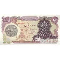 اسکناس 100 ریال سورشارژی (یگانه - خوش کیش) مهر شیر و خورشید - تک - UNC63 - جمهوری اسلامی