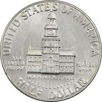 سکه نیم دلار 1976 جشن دویست سالگی کندی - EF45 - آمریکا