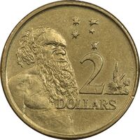 سکه 2 دلار 2015 الیزابت دوم - EF45 - استرالیا