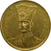 سکه طلا 1 تومان تصویری 1297 - AU55 - ناصرالدین شاه