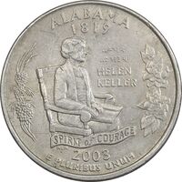 سکه کوارتر دلار 2003P ایالتی (آلاباما) - EF - آمریکا