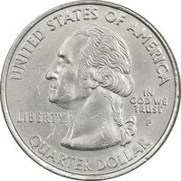 سکه کوارتر دلار 2008P ایالتی (آلاسکا) - AU - آمریکا