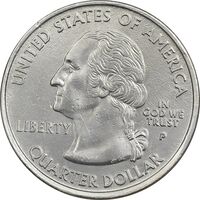 سکه کوارتر دلار 2008P ایالتی (آلاسکا) - AU - آمریکا