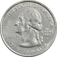 سکه کوارتر دلار 2004D ایالتی (تگزاس) - AU - آمریکا