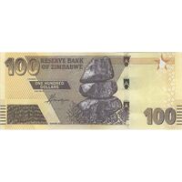اسکناس 100 دلار 2021 جمهوری - تک - UNC63 - زیمبابوه
