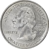 سکه کوارتر دلار 2003D ایالتی (مین) - AU - آمریکا