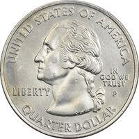 سکه کوارتر دلار 2004P ایالتی (آیووا) - AU - آمریکا