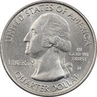 سکه کوارتر دلار 2011D (پارک ملی نظامی گتیسبرگ) - MS62 - آمریکا
