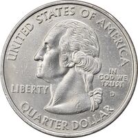 سکه کوارتر دلار 2006D ایالتی (داکوتای جنوبی) - AU - آمریکا