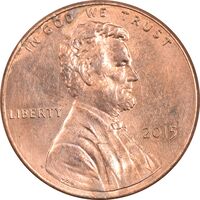 سکه 1 سنت 2015 لینکلن - MS62 - آمریکا