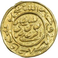 سکه طلا پولکی امام رضا (ع) 1314 - AU - مظفرالدین شاه
