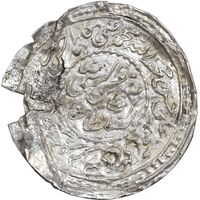 سکه پولکی نقره امام رضا (ع) 1303 - AU - ناصرالدین شاه