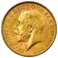 سکه 1 ساورین طلا جرج پنجم