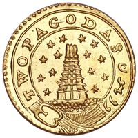 سکه 2 پاگودا طلا جرج سوم