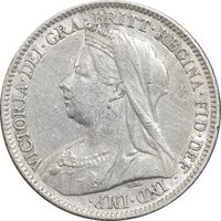 سکه 6 پنس 1898 ویکتوریا - EF40 - انگلستان