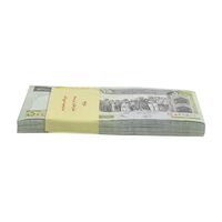بسته اسکناس 500 ریال (نوربخش - عادلی) شماره بزرگ - امضاء کوچک - UNC - جمهوری اسلامی