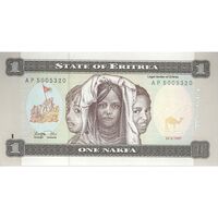 اسکناس 1 ناکفا 1997 دولت اریتره - تک - UNC63 - اریتره