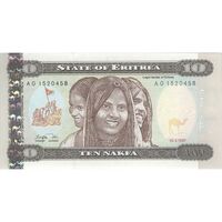 اسکناس 10 ناکفا 1997 دولت اریتره - تک - UNC63 - اریتره